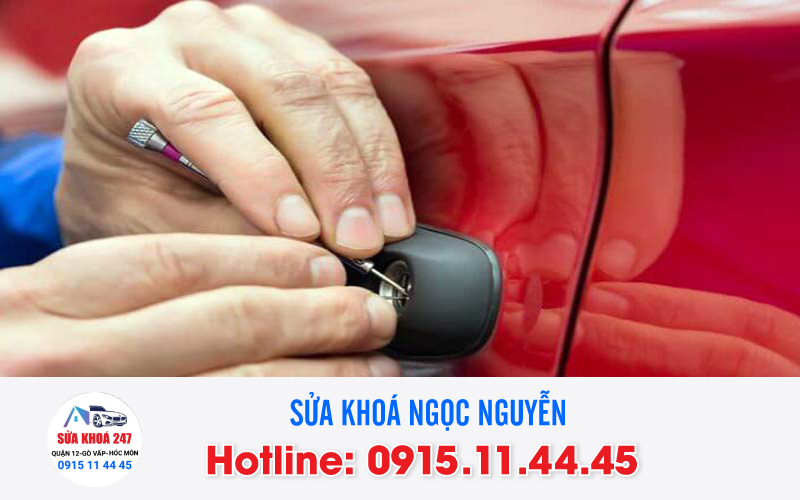 Mở khoá ô tô chuyện nghiệp tại quận 12