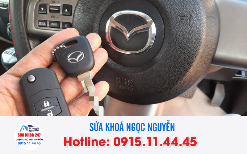 Dịch vụ mở khoá ô tô Mazda tại quận 12