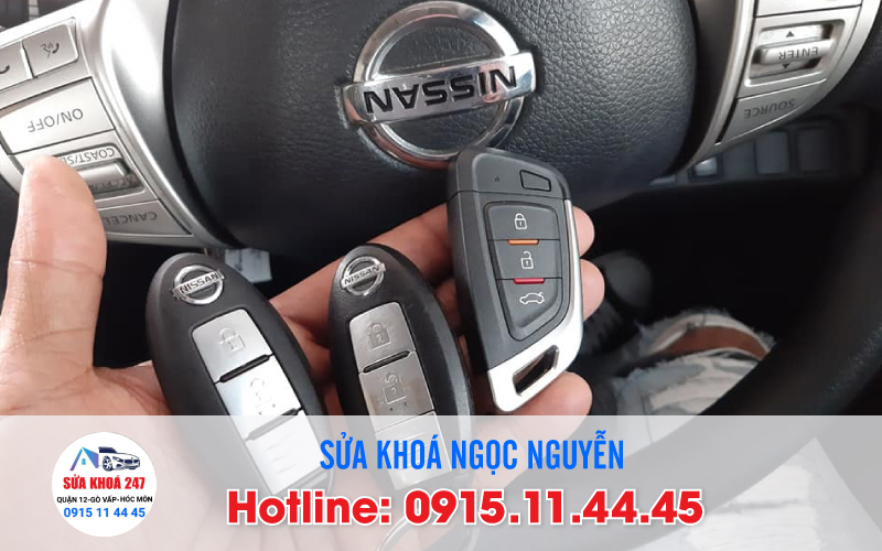 Dịch vụ mở khoá xe ô tô NISSAN tại quận 12, TP HCM