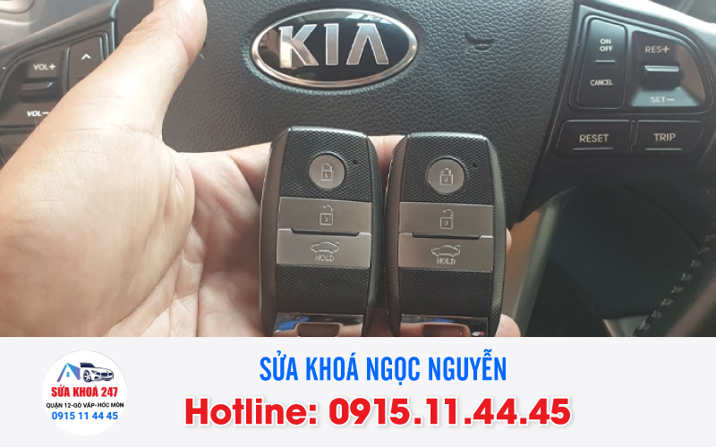 Dịch vụ mở khoá xe ô tô KIA tại quận 12 giá rẻ