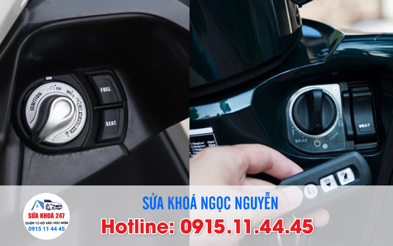 Mở khoá xe máy khi mất chìa