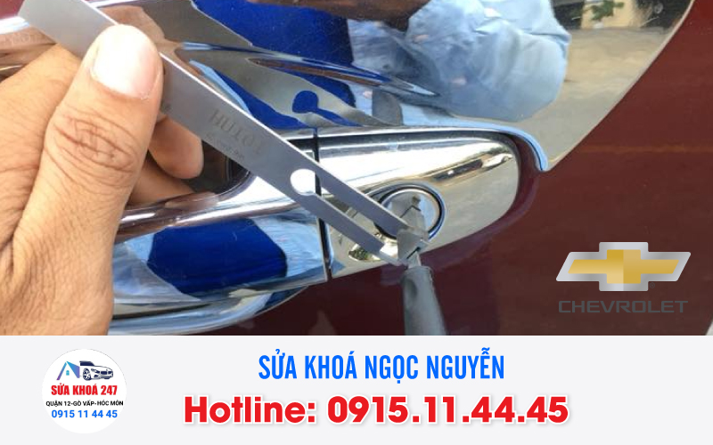 Mở khoá xe ô tô Chevrolet tại quận 12